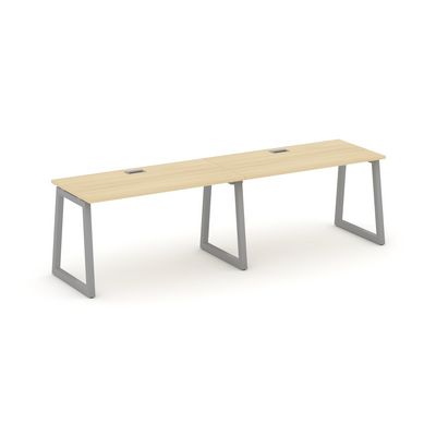 Style Project Fusion SN-5T1.ORS-002 (Акация лорка/Серый) Рабочая станция односторонняя