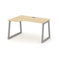 Style Project Fusion SN-5T1.SPA-002(L) (Акация лорка/Серый) Стол рабочий эргономичный