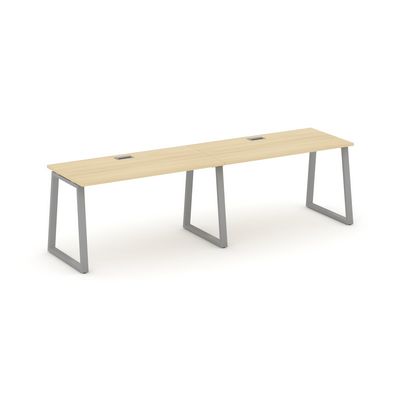 Style Project Fusion SN-6T1.ORS-004 (Акация лорка/Серый) Рабочая станция односторонняя