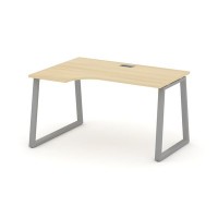 Style Project Fusion SN-6T1.SPA-001(L) (Акация лорка/Серый) Стол рабочий эргономичный