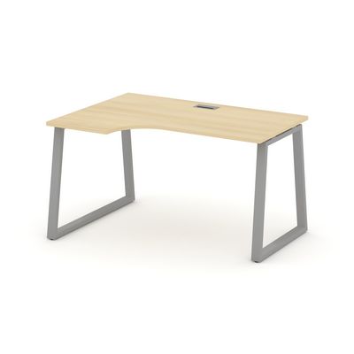 Style Project Fusion SN-6T1.SPA-001(L) (Акация лорка/Серый) Стол рабочий эргономичный