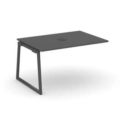 Style Project Fusion SN-4T1.NSPRG-001 (Антрацит/Антрацит) Проходной наборный элемент переговорного стола