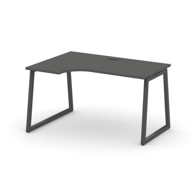 Style Project Fusion SN-4T1.SPA-001(L) (Антрацит/Антрацит) Стол рабочий эргономичный