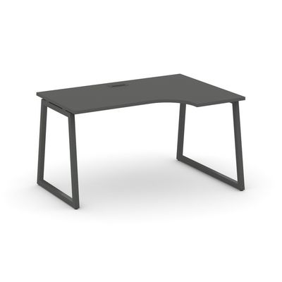 Style Project Fusion SN-4T1.SPA-011(R) (Антрацит/Антрацит) Стол рабочий эргономичный