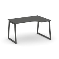 Style Project Fusion SN-4T1.SPA-021(R) (Антрацит/Антрацит) Стол рабочий эргономичный