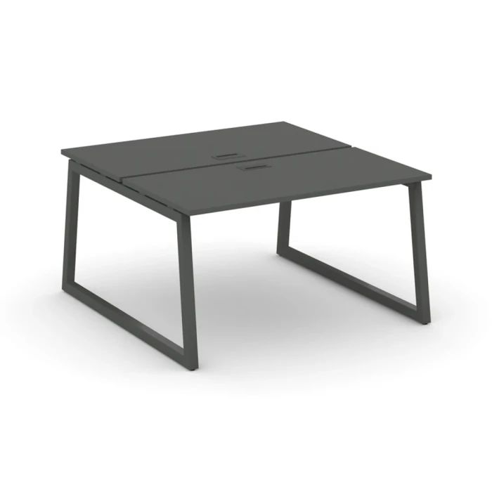 SN-5T1.DRS-013 Рабочая двухсторонняя станция, ЛДСП антрацит, м/к антрацит