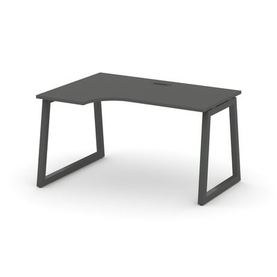 Style Project Fusion SN-5T1.SPA-011(L) (Антрацит/Антрацит) Стол рабочий эргономичный