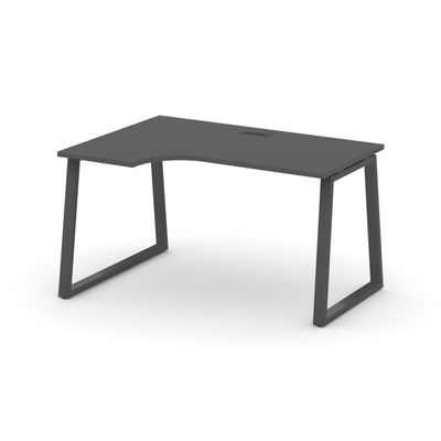 Style Project Fusion SN-6T1.SPA-001(L) (Антрацит/Антрацит) Стол рабочий эргономичный