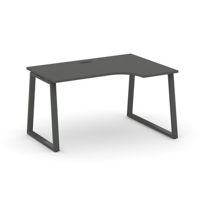 Style Project Fusion SN-6T1.SPA-022(R) (Антрацит/Антрацит) Стол рабочий эргономичный