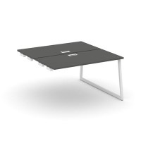 Style Project Fusion SN-4T1.DPRS-012 (Антрацит/Белый) Стол приставка к опорным элементам