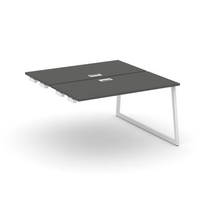 Style Project Fusion SN-4T1.DPRS-021 (Антрацит/Белый) Стол приставка к опорным элементам