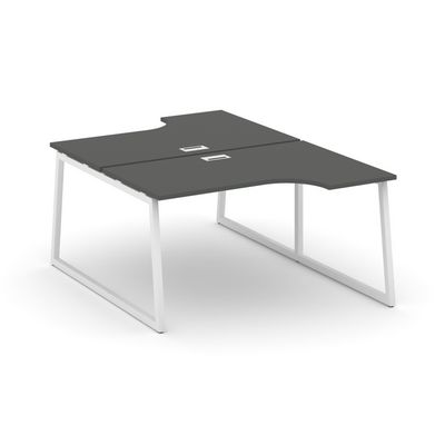 Style Project Fusion SN-4T1.DRPA-012 (Антрацит/Белый) Рабочая станция эргономичная