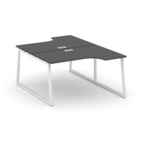 Style Project Fusion SN-4T1.DRPA-022 (Антрацит/Белый) Рабочая станция эргономичная