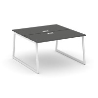 Style Project Fusion SN-4T1.DRS-003 (Антрацит/Белый) Рабочая станция двухсторонняя