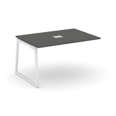 Style Project Fusion SN-4T1.NSPRG-002 (Антрацит/Белый) Проходной наборный элемент переговорного стола