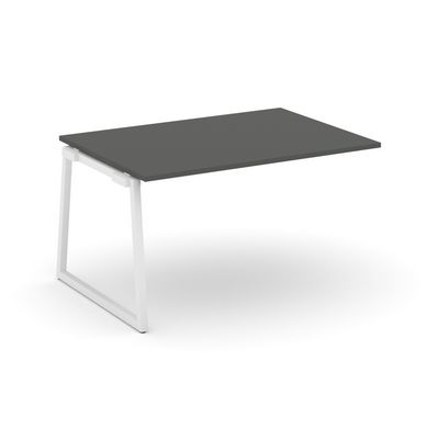 Style Project Fusion SN-4T1.NSPRG-004.3 (Антрацит/Белый) Проходной наборный элемент переговорного стола