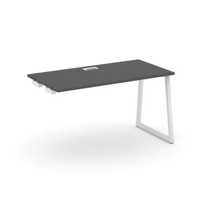 Style Project Fusion SN-4T1.OPRS-014 (Антрацит/Белый) Стол приставка к опорным элементам
