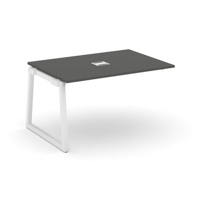 Style Project Fusion SN-5T1.NSPRG-002 (Антрацит/Белый) Проходной наборный элемент переговорного стола