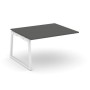 Style Project Fusion SN-5T1.NSPRG-032.3 (Антрацит/Белый) Проходной наборный элемент переговорного стола