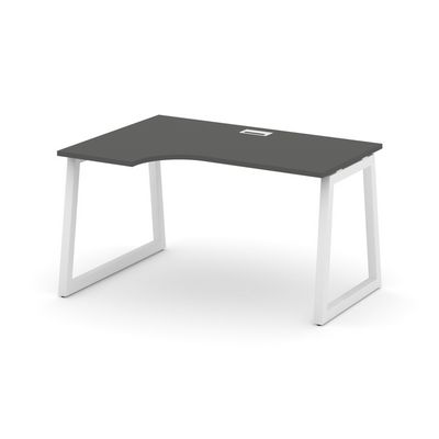 Style Project Fusion SN-5T1.SPA-011(L) (Антрацит/Белый) Стол рабочий эргономичный