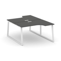 Style Project Fusion SN-6T1.DRPA-022 (Антрацит/Белый) Рабочая станция эргономичная