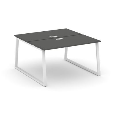 Style Project Fusion SN-6T1.DRS-021 (Антрацит/Белый) Рабочая станция двухсторонняя