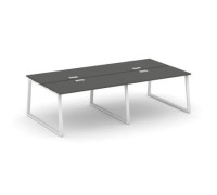 Стайл Проджект Фьюжн SN-6T1.DRS-053 (Антрацит/Белый) Рабочая станция двухсторонняя
