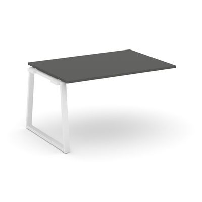 Style Project Fusion SN-6T1.NSPRG-004.3 (Антрацит/Белый) Проходной наборный элемент переговорного стола
