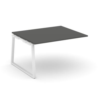 Style Project Fusion SN-6T1.NSPRG-033.3 (Антрацит/Белый) Проходной наборный элемент переговорного стола