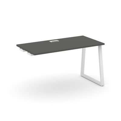 Style Project Fusion SN-6T1.OPRS-003 (Антрацит/Белый) Стол приставка к опорным элементам