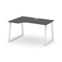 Style Project Fusion SN-6T1.SPA-002(L) (Антрацит/Белый) Стол рабочий эргономичный