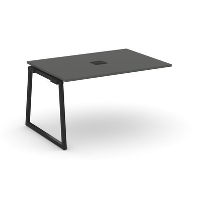 Style Project Fusion SN-4T1.NSPRG-003 (Антрацит/Черный) Проходной наборный элемент переговорного стола