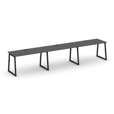 Style Project Fusion SN-4T1.ORS-034 (Антрацит/Черный) Рабочая станция односторонняя