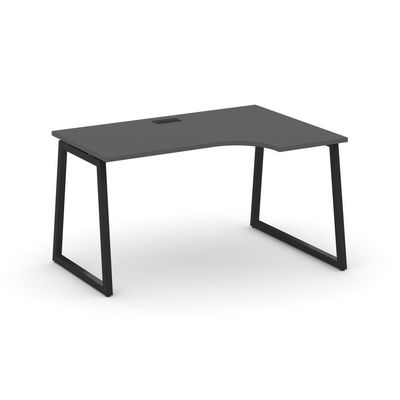 Style Project Fusion SN-4T1.SPA-021(R) (Антрацит/Черный) Стол рабочий эргономичный