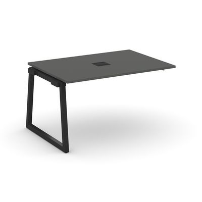 Style Project Fusion SN-5T1.NSPRG-003 (Антрацит/Черный) Проходной наборный элемент переговорного стола