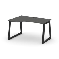 Style Project Fusion SN-5T1.SPA-001(L) (Антрацит/Черный) Стол рабочий эргономичный