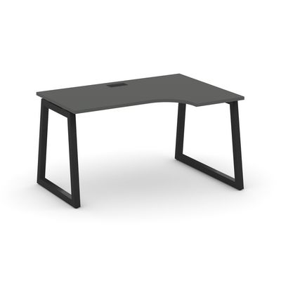 Style Project Fusion SN-5T1.SPA-011(R) (Антрацит/Черный) Стол рабочий эргономичный