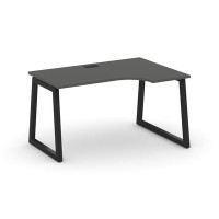 Style Project Fusion SN-5T1.SPA-021(R) (Антрацит/Черный) Стол рабочий эргономичный