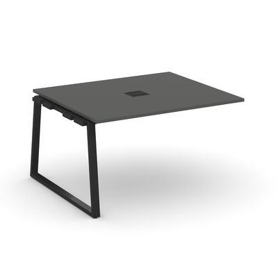 Style Project Fusion SN-6T1.NSPRG-033 (Антрацит/Черный) Проходной наборный элемент переговорного стола
