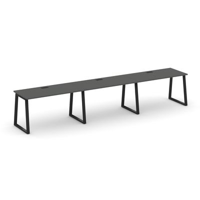 Style Project Fusion SN-6T1.ORS-051 (Антрацит/Черный) Рабочая станция односторонняя