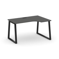 Style Project Fusion SN-6T1.SPA-021(R) (Антрацит/Черный) Стол рабочий эргономичный