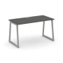 SN-4T1.SP-022 Стол рабочий, цвет антрацит, серый металл