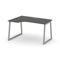 Style Project Fusion SN-4T1.SPA-002(L) (Антрацит/Серый) Стол рабочий эргономичный