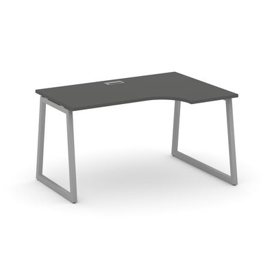 Style Project Fusion SN-4T1.SPA-002(R) (Антрацит/Серый) Стол рабочий эргономичный