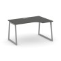 Style Project Fusion SN-4T1.SPA-011(R) (Антрацит/Серый) Стол рабочий эргономичный