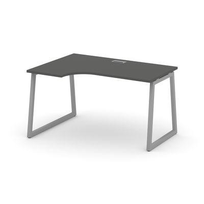 Style Project Fusion SN-4T1.SPA-022(L) (Антрацит/Серый) Стол рабочий эргономичный