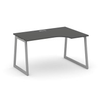 Style Project Fusion SN-4T1.SPA-022(R) (Антрацит/Серый) Стол рабочий эргономичный