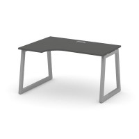 Style Project Fusion SN-5T1.SPA-002(L) (Антрацит/Серый) Стол рабочий эргономичный