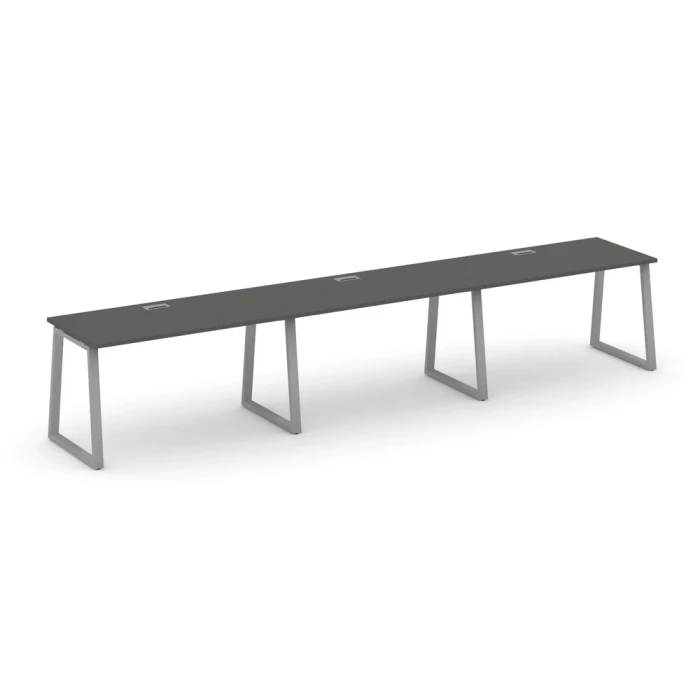 SN-6T1.ORS-031 Рабочая 1-сторонняя станция, цвет антрацит, м/к серый