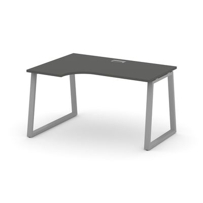 Style Project Fusion SN-6T1.SPA-011(L) (Антрацит/Серый) Стол рабочий эргономичный